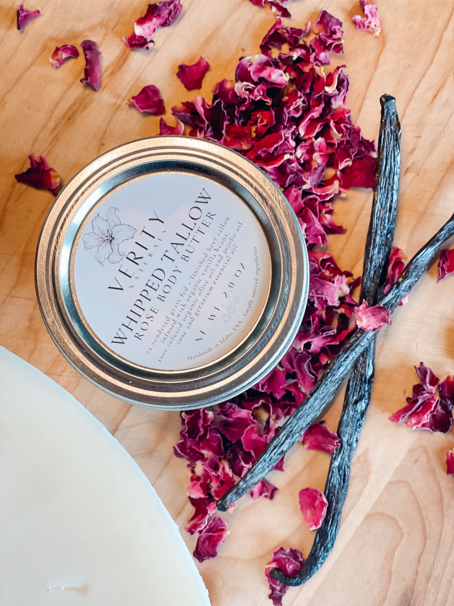 Rose Whipped Tallow Body Balm